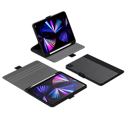 Cygnett TekView Apple iPad Pro M4 (11") (5th Gen) Case - Black (CY4972TEKVI), 4ft Drop Protection, Multi Viewing Stand,Pencil Storage - GR Phones