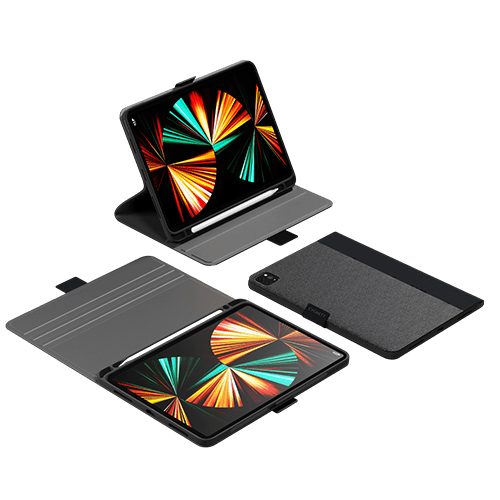 Cygnett TekView Apple iPad Pro M4 (13") (7th Gen) Case - Black (CY4976TEKVI), 4ft Drop Protection, Multi Viewing Stand,Pencil Storage - GR Phones