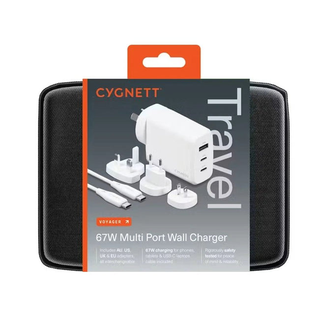 Cygnett Voyager 67W Multi Port Wall Charger - GR Phones