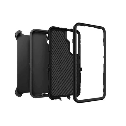 Defender Case Cover with Clip For Galaxy S26 Ultra - Black - GR Phones