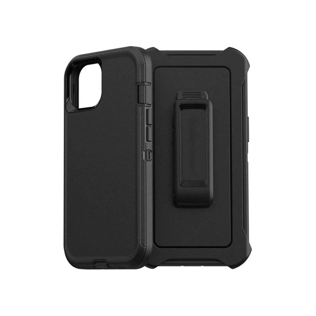Defender Case with Clip for iPhone 15 Pro – Black - GR Phones