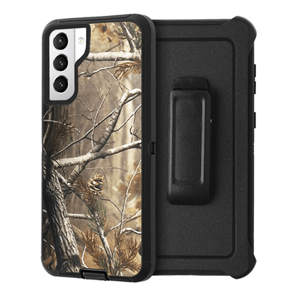 Defender Heavy Duty Case Cover for Galaxy S21 Ultra - Black - GR Phones