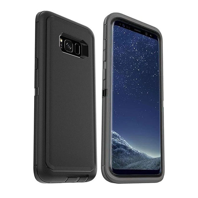 Defender Heavy Duty Protect Case For Galaxy S8 Plus - Black - GR Phones
