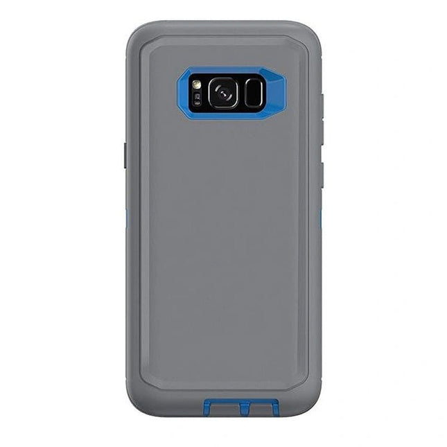 Defender Heavy Duty Protect Case For Galaxy S8 Plus - Grey - GR Phones