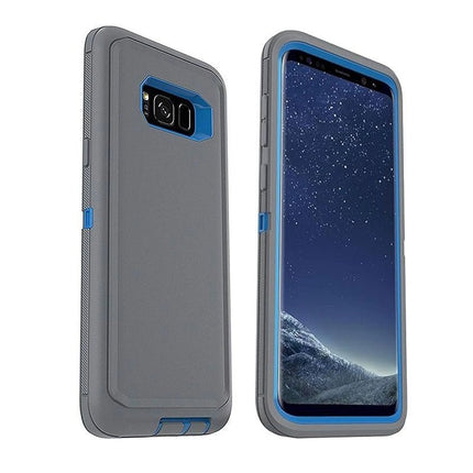 Defender Heavy Duty Protect Case For Galaxy S8 Plus - Grey - GR Phones