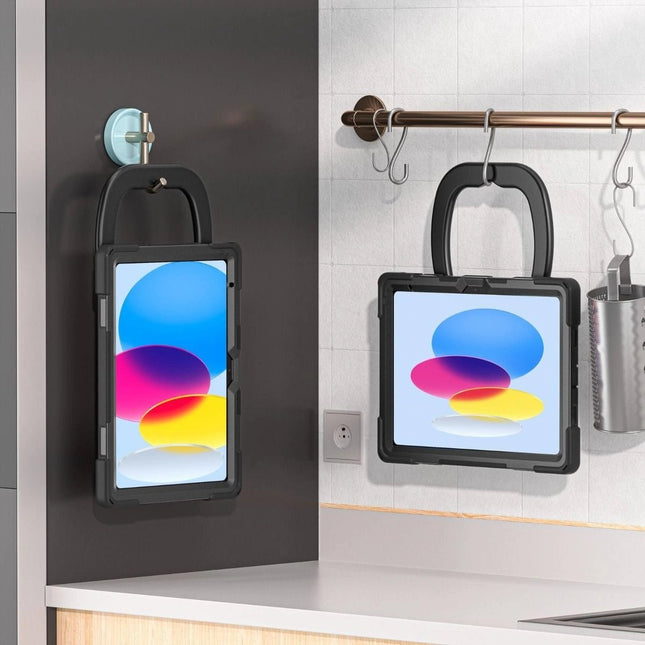 Defender Heavy Duty Protect Case with Rotative Handle iPad 10.2 inch(7/8/9th Gen) /iPad Pro 10.5 - Black - GR Phones