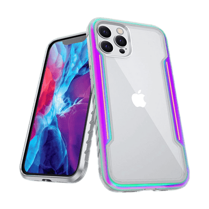 Defense Shield Aluminium Alloy Case Cover For iPhone 15 Pro - Iridescent - GR Phones
