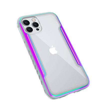 Defense Shield Aluminium Alloy Case Cover For iPhone 15 Pro - Iridescent - GR Phones