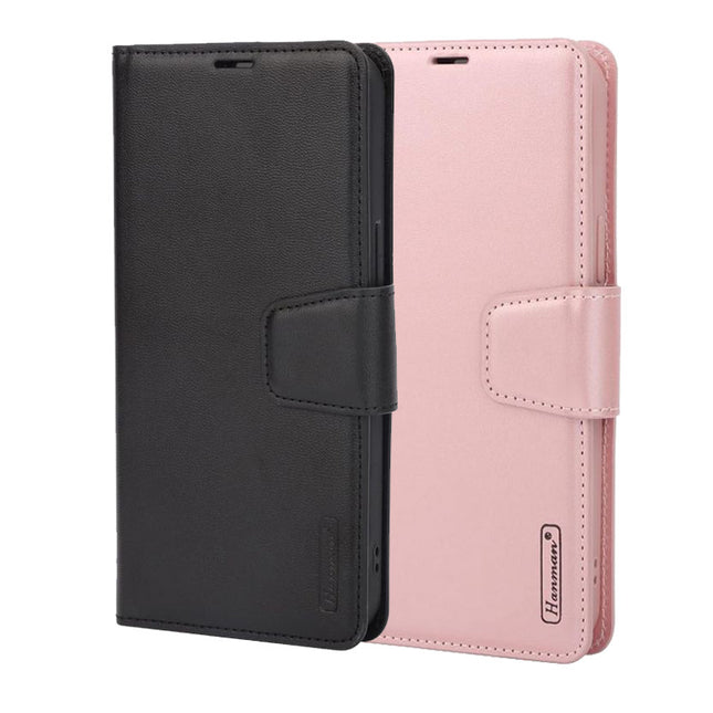 Hanman Wallet Leather Case Cover For iPhone 16E / 17E