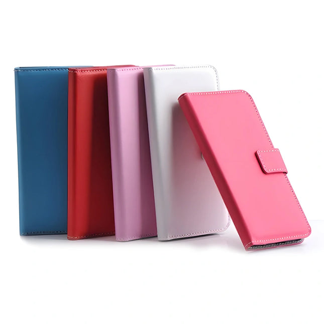 Universal Diary Wallet Leather Case Cover For Phone 5.5 - 6 Inch-Rose Gold