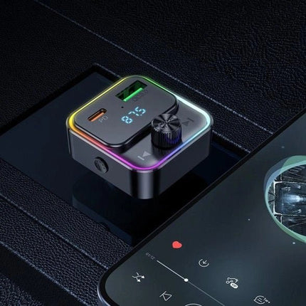 Fantasy Dual Wireless MP3 Bluetooth FM Transmitter with PD30+QC3.0 USB E81 - GR Phones