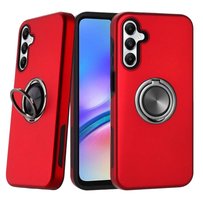 Magnetic Ring Stand Hybrid Case Cover For Galaxy A05s