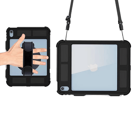 Generic Apple iPad (A16) / iPad (10.9') (10th Gen) WaterProof Case Black - Support Smart Control Keyboard, 360Â° Rotation, DustProof, SnowProof - GR Phones