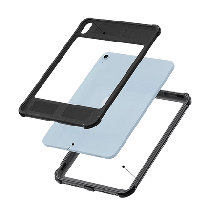 Generic Apple iPad (A16) / iPad (10.9') (10th Gen) WaterProof Case Black - Support Smart Control Keyboard, 360Â° Rotation, DustProof, SnowProof - GR Phones