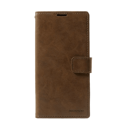 Goospery Mercury Blue Moon Diary Leather Case Cover For Galaxy S22 - GR Phones