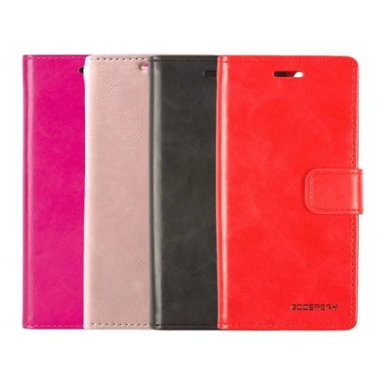 Goospery Mercury Blue Moon Diary Leather Case Cover For Galaxy S23 - GR Phones