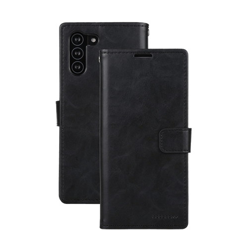 Goospery Mercury Blue Moon Diary Wallet Leather Case Cover For Galaxy S21 FE - GR Phones