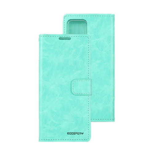 Goospery Mercury Blue Moon Diary Wallet Leather Case For iPhone 11 - Mint - GR Phones