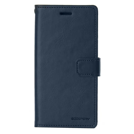 Goospery Mercury Blue Moon Diary Wallet Leather Case For iPhone 12/12 Pro - GR Phones