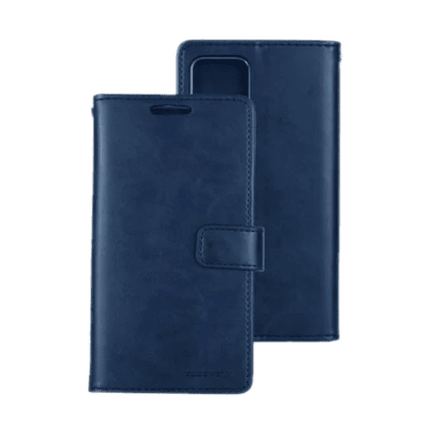 Goospery Mercury Blue Moon Diary Wallet Leather Case For iPhone 13 Pro Max - GR Phones