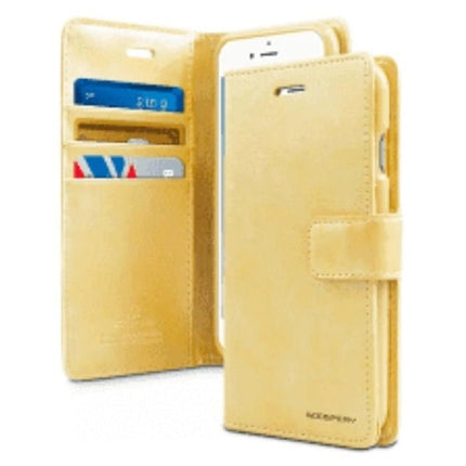 Goospery Mercury Blue Moon Diary Wallet Leather Case For iPhone 13 Pro Max - GR Phones