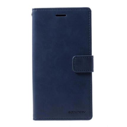 Goospery Mercury Blue Moon Diary Wallet Leather Case For iPhone 13 Pro Max - GR Phones