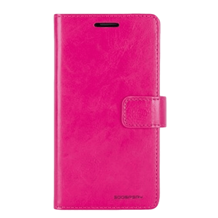 Goospery Mercury Blue Moon Diary Wallet Leather Case For iPhone 14 Pro Max - GR Phones