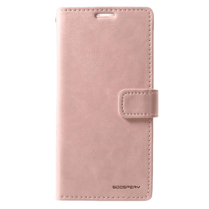 Goospery Mercury Blue Moon Diary Wallet Leather Case For iPhone 14 Pro Max - GR Phones