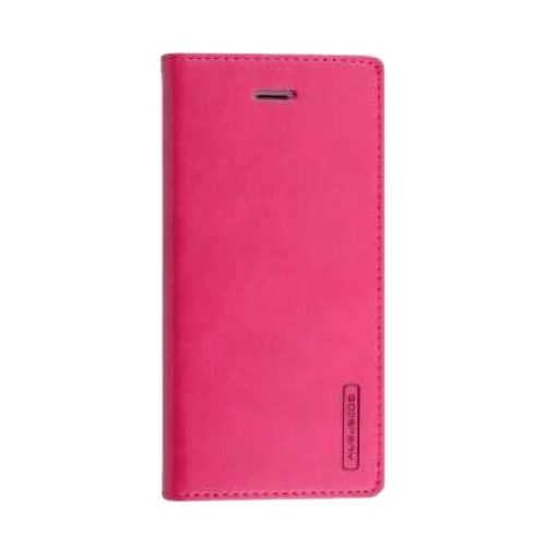 Goospery Mercury Blue Moon FLIP Wallet Leather Case For iPhone 12 Mini - Hot Pink - GR Phones