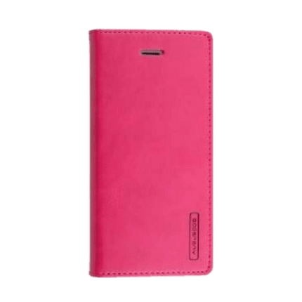 Goospery Mercury Blue Moon FLIP Wallet Leather Case For iPhone 13 - Hot Pink - GR Phones