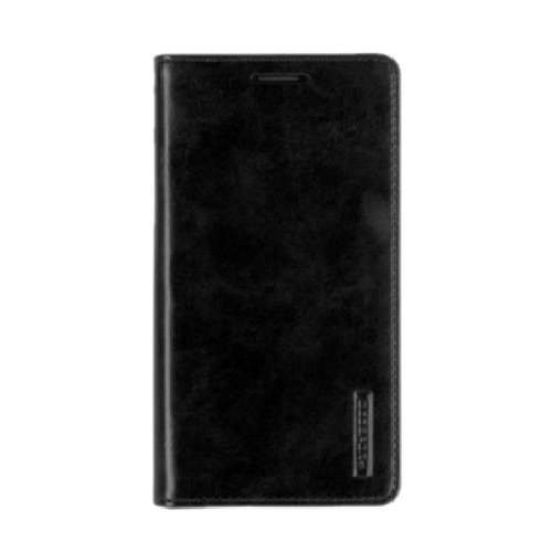 Goospery Mercury Blue Moon FLIP Wallet Leather Case For iPhone 13 Pro - Black - GR Phones