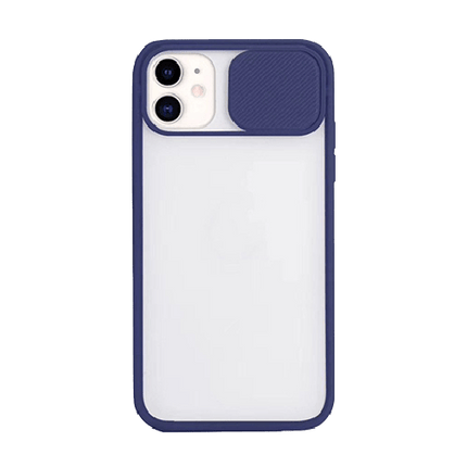 Goospery Mercury Camera Slide Peach Garden Bumper Case For iPhone 11 Pro Max - Navy - GR Phones