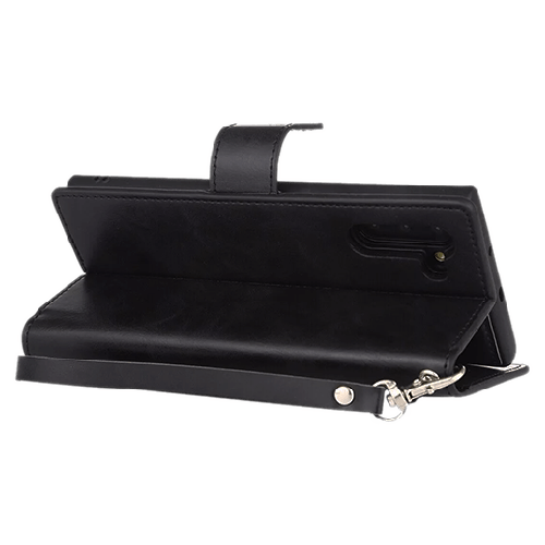 Goospery Mercury Detachable Diary Zipper Wallet Leather Flip Case Cover For iPhone 11 Pro - Black - GR Phones