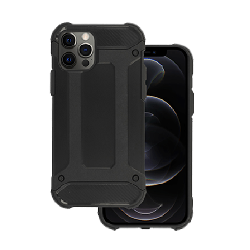Goospery Mercury Heavy Duty Metallic Armour Case For iPhone 11 Pro Max - Black - GR Phones
