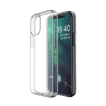 Goospery Mercury Jelly Soft Case Cover For iPhone 13 - Transparent - GR Phones