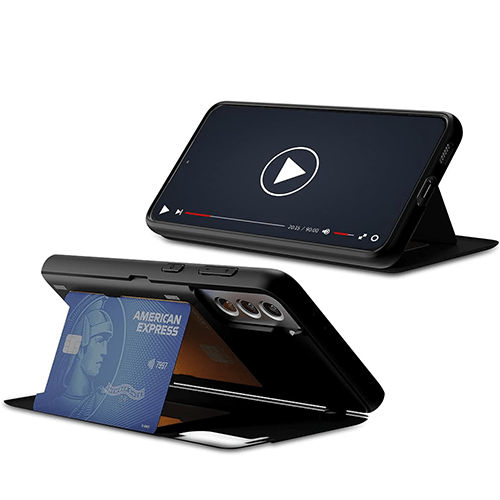 Goospery Mercury Magnetic Door Bumper Case with Card Slot For Galaxy S21 Plus - GR Phones