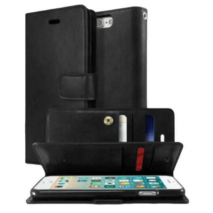 Goospery Mercury Mansoor Diary Wallet Leather Flip Case Cover For iPhone 13 Pro - GR Phones