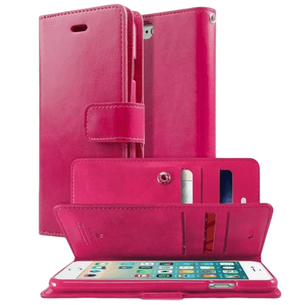 Goospery Mercury Mansoor Diary Wallet Leather Flip Case For iPhone 13 Mini - GR Phones