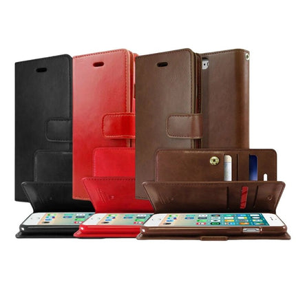 Goospery Mercury Mansoor Diary Wallet Leather Flip Case For iPhone 7 Plus/ 8 Plus - GR Phones