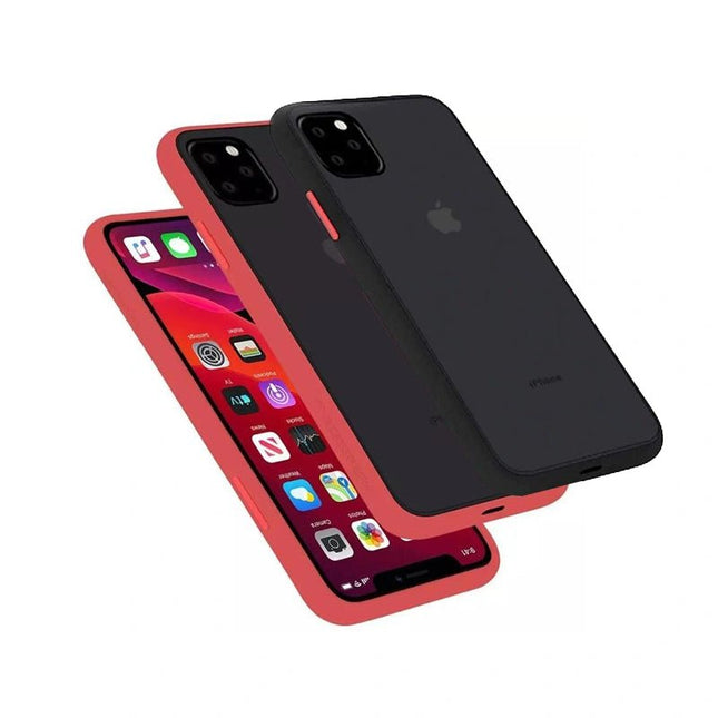 Goospery Mercury Peach Garden Bumper Matt Shockproof Protective Case Cover For iPhone 13 Pro - GR Phones