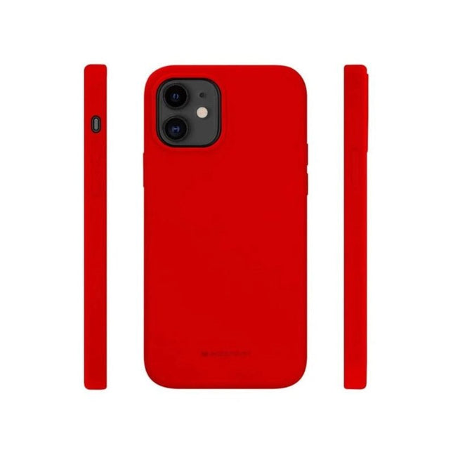 Goospery Mercury Silicone Case Cover For iPhone 13 Pro Max - Red - GR Phones