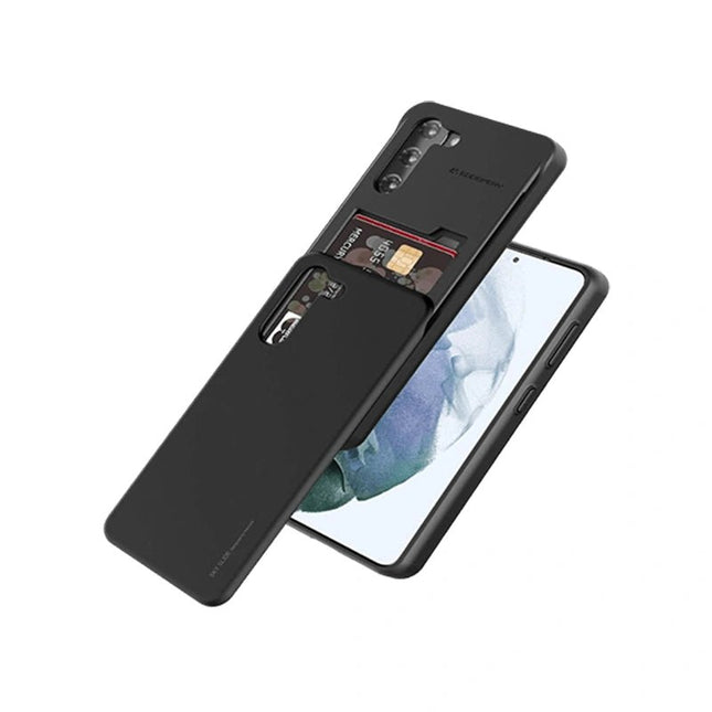 Goospery Mercury Sky Slide Bumper Case Cover With Card Slot for Galaxy S21 Plus - GR Phones