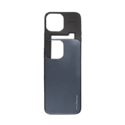 Goospery Mercury Sky Slide Bumper Case With Card Slot for iPhone 13 Pro - Black - GR Phones