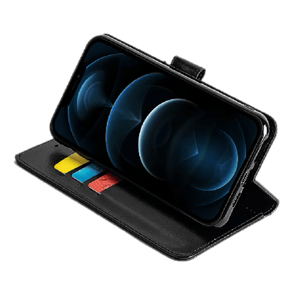 Goospery Mercury Super Diary Leather Case For iPhone 13 Pro - Black - GR Phones