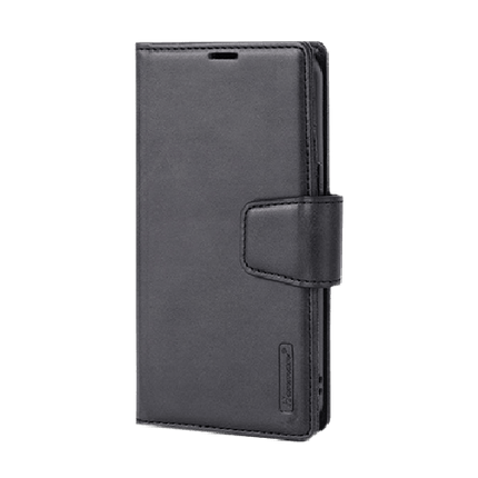 Hanman 2 in 1 Detachable Magnetic Flip Cover Case for iPhone 16 - Black - GR Phones