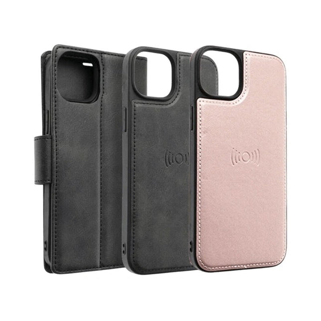 Hanman 2 in 1 Magnetic Detachable Flip wallet Case for iPhone 14 Pro Max
