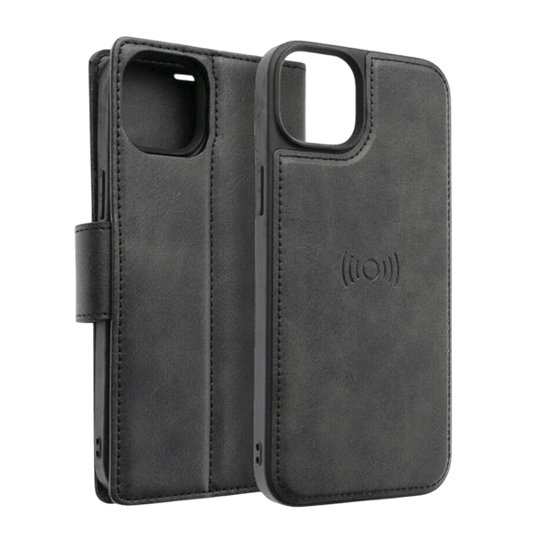 Hanman 2 in 1 Detachable Magnetic Flip Cover Case for iPhone 16 Plus