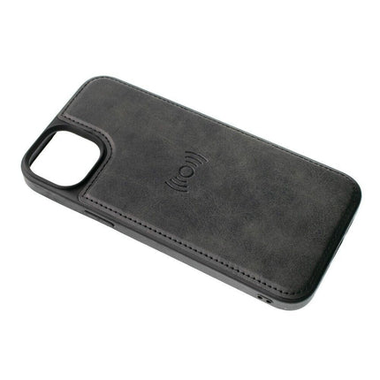 Hanman 2 in 1 Magnetic Detachable Flip wallet Case for iPhone 15 Pro Max - Black - GR Phones