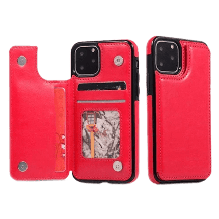 Hanman Stand Card Leather Case Cover For iPhone 11 - GR Phones