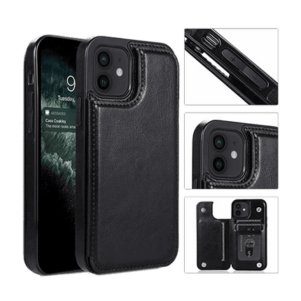 Hanman Stand Card Leather Case Cover For iPhone 11 - GR Phones